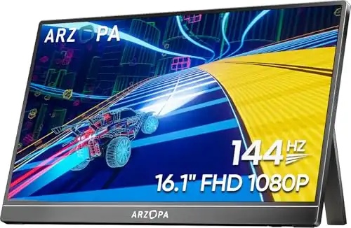 ARZOPA Z1FC 16.1″ 144Hz Portable Gaming Monitor