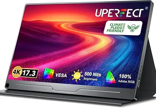 UPERFECT 17.3'' 4K Portable Monitor