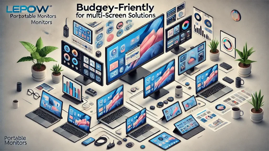 Lepow Portable Monitors- Budget-Friendly Solutions for Multi-Screen Setups