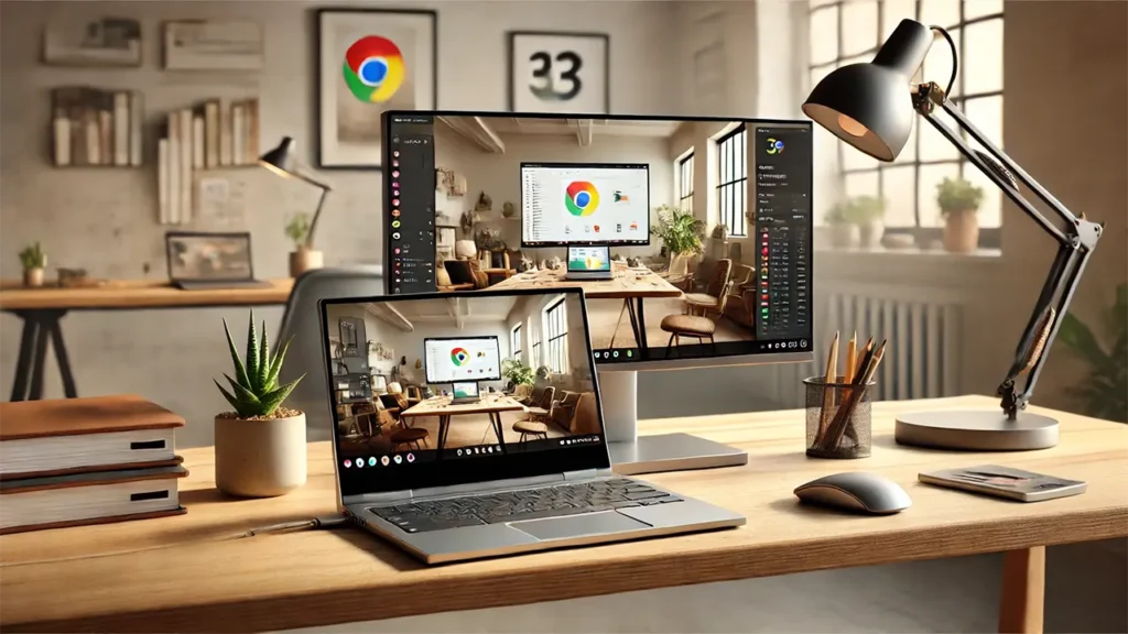 Portable Monitor With Chromebook