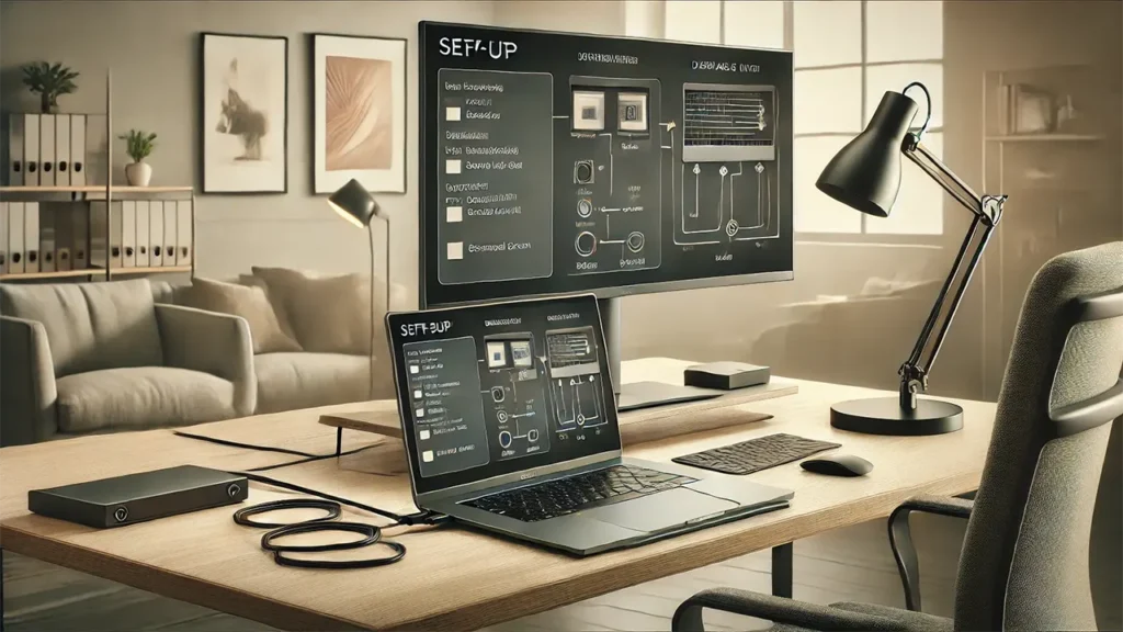 Setting Up Portable Extended Screen
